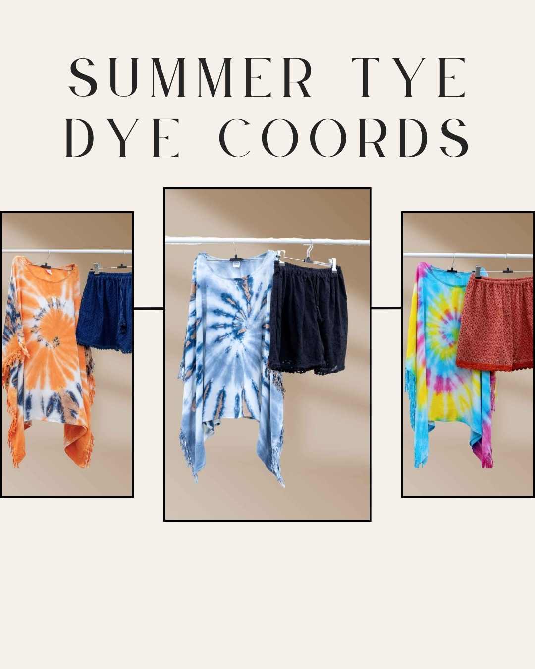 Tie Dye Summer Cute Coords